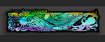 Rainbow Inlet Medium Vinyl Sticker