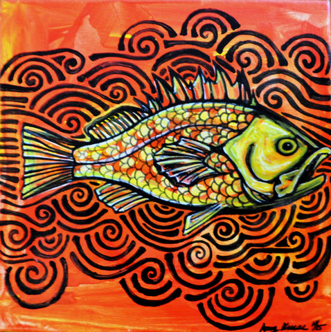 "Rockfish Tribal" Art Prints