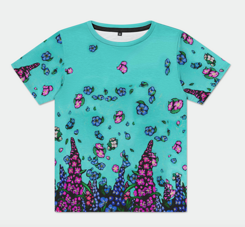 Ak Wildflowers Kid's Tee- In stock