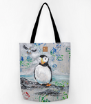 Two Puffins Market Bag
