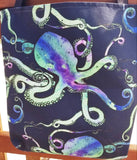 Turquoise Octopus Market Bag