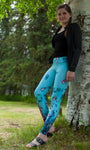 Alaska Wild Flower Yoga Leggings