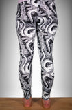 Black and While Octopus Lounge Leggings