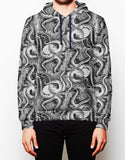 Black and White Octopus Hoodie