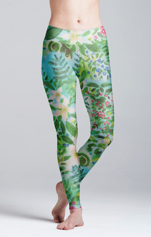 Alaska Berries Yoga Leggings