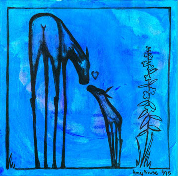 "Blue True Love" Art Prints