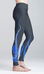 Blue Giant Octopus Yoga Leggings