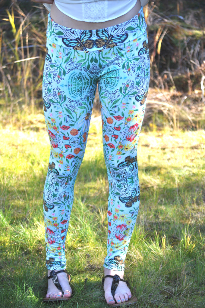 Butterfly Yoga Leggings – Love from Alaska