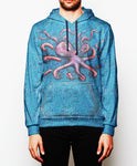 Chaos Octopus Cozy Rayon Hoodie