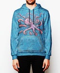 Chaos Octopus Cozy Rayon Hoodie