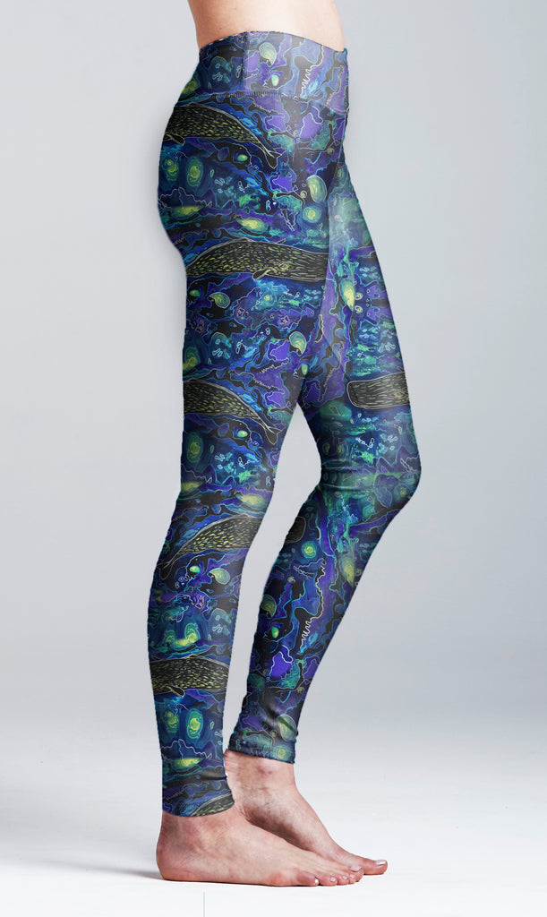 Cosmic Whale Yoga Leggings – Love from Alaska