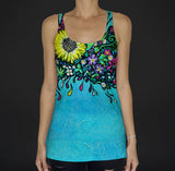 Alaska Floral Racerback Tank