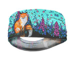 Fox and Wild Flowers Lightweight Headband