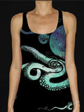 Turquoise Octopus Racerback Tank