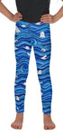 Blissful Beluga Kid's Lounge Leggings