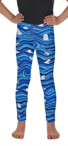 Blissful Beluga Kid's Lounge Leggings