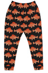 Rockfish on Black Fleece Joggers