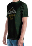 "Let the Alaskan Adventure Begin" Men's T-Shirt