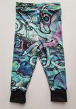 Octopus Grow With Me Baby Leggings- Clearance