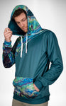 Galaxy Green Tech Fleece Hoodie