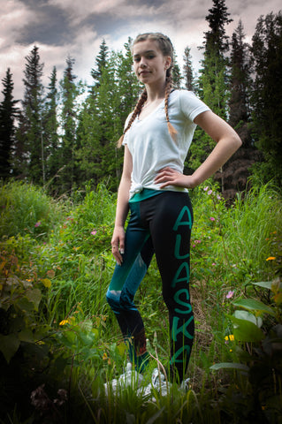 MEDIUM LENGTH GIRL'S LEGGINGS ALASKA