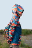 Galactic Rockfish Color Block Kid's Hoodie