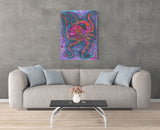 "Multicolored Octopus" Art Prints