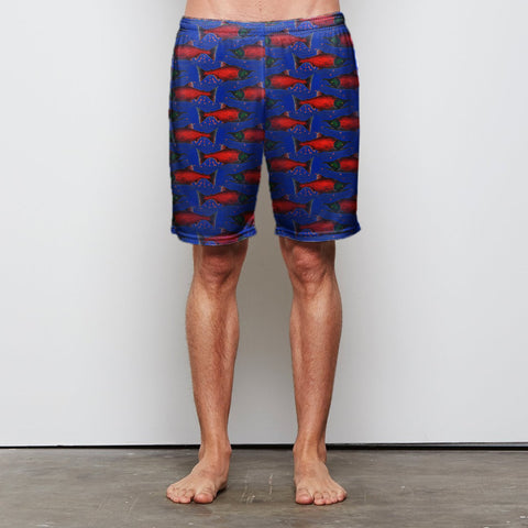 Sockeye Salmon Men's and Youth Athletic Shorts