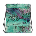 Turquoise  Octopus Boat Bag