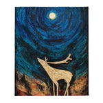 Caribou Moon Plush Blanket