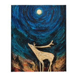 Caribou Moon Plush Blanket