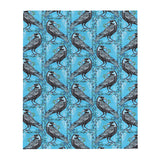Blueberry Crow Plush Blanket