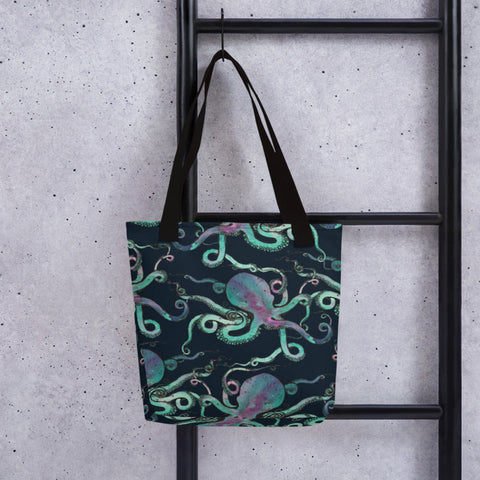 Turquoise Octopus Market Bag In Stock