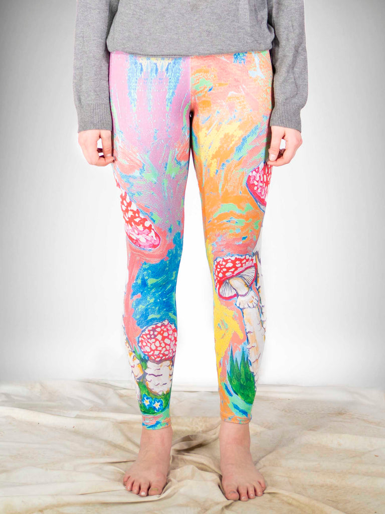 Rainbow Mushroom Lounge Leggings – Love from Alaska