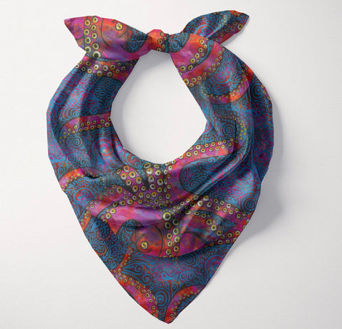 Multicolored Octopus Bandana