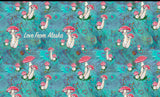 Mushrooms and Hearts Lightweight Headband