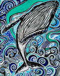 "Dancing Humpback" Art Prints