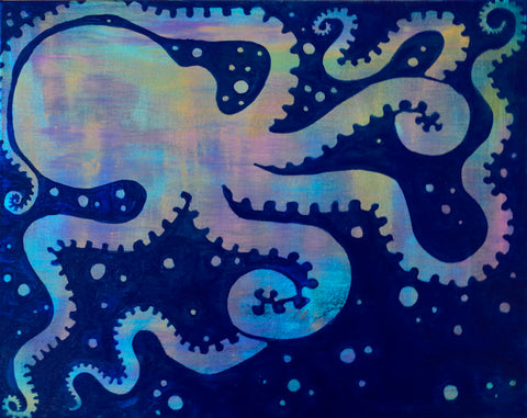 "Octospace" Orginal and Art Prints