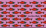 Salmon on Pink Lightweight Headband