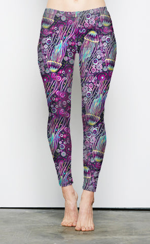 Biolum in Purples Lounge Leggings