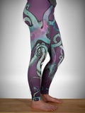 Octopus on Purple Lounge Leggings