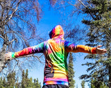 Rainbow Octopus Light-Weight Tunic- L In Stock