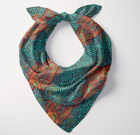 Rockfish Waves Bandana