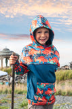 Galactic Rockfish Color Block Kid's Hoodie