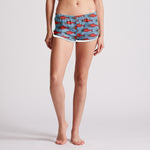 Women's Retro Shorts Sockeye Salmon- In Stock