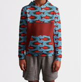 Spawned Color Block Kid's Hoodie- Size 10 In Stock