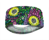 Sunflower and Wild Flower Lightweight Headband