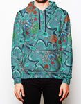 Blue Tidal Pool Hoodie