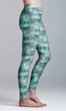 Turquoise Octopus Yoga Leggings