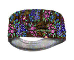 Wild Flowers on Bark Lightweight Headband